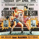 JOHN STRACEY vs MAX HEBEISON 8X10 PHOTO BOXING PICTURE JOHN STRACEY vs MAX HEBEISON 8X10 PHOTO BOXING PICTURE
