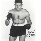 ROLAND LA STARZA 8X10 PHOTO BOXING PICTURE B/W ROLAND LA STARZA 8X10 PHOTO BOXING PICTURE B/W