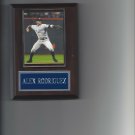 ALEX RODRIGUEZ PLAQUE BASEBALL NEW YORK YANKEES NY YANKS MLB ALEX RODRIGUEZ PLAQUE BASEBALL NEW YORK YANKEES NY YANKS MLB