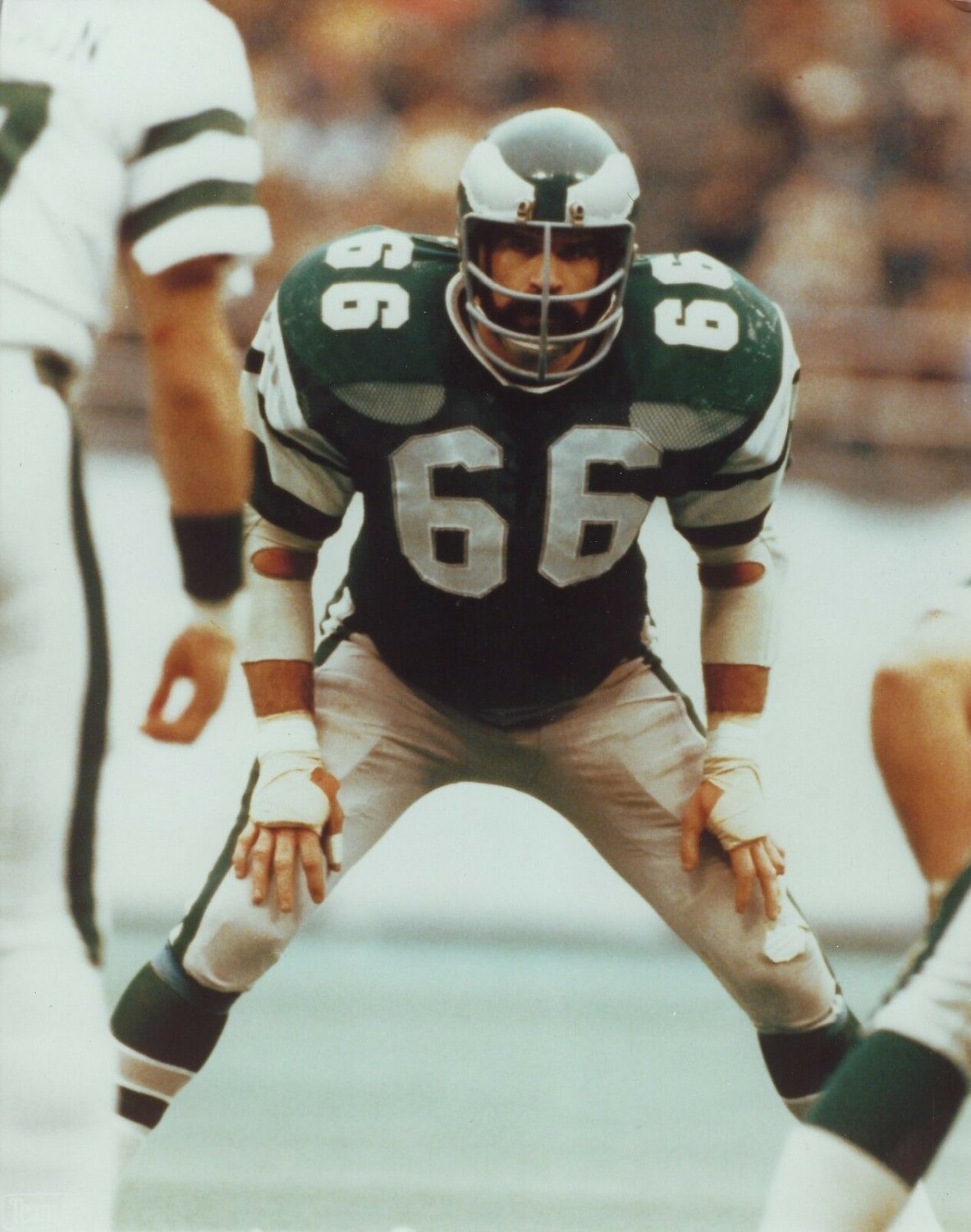 BILL BERGEY 8X10 PHOTO PHILADELPHIA EAGLES PICTURE