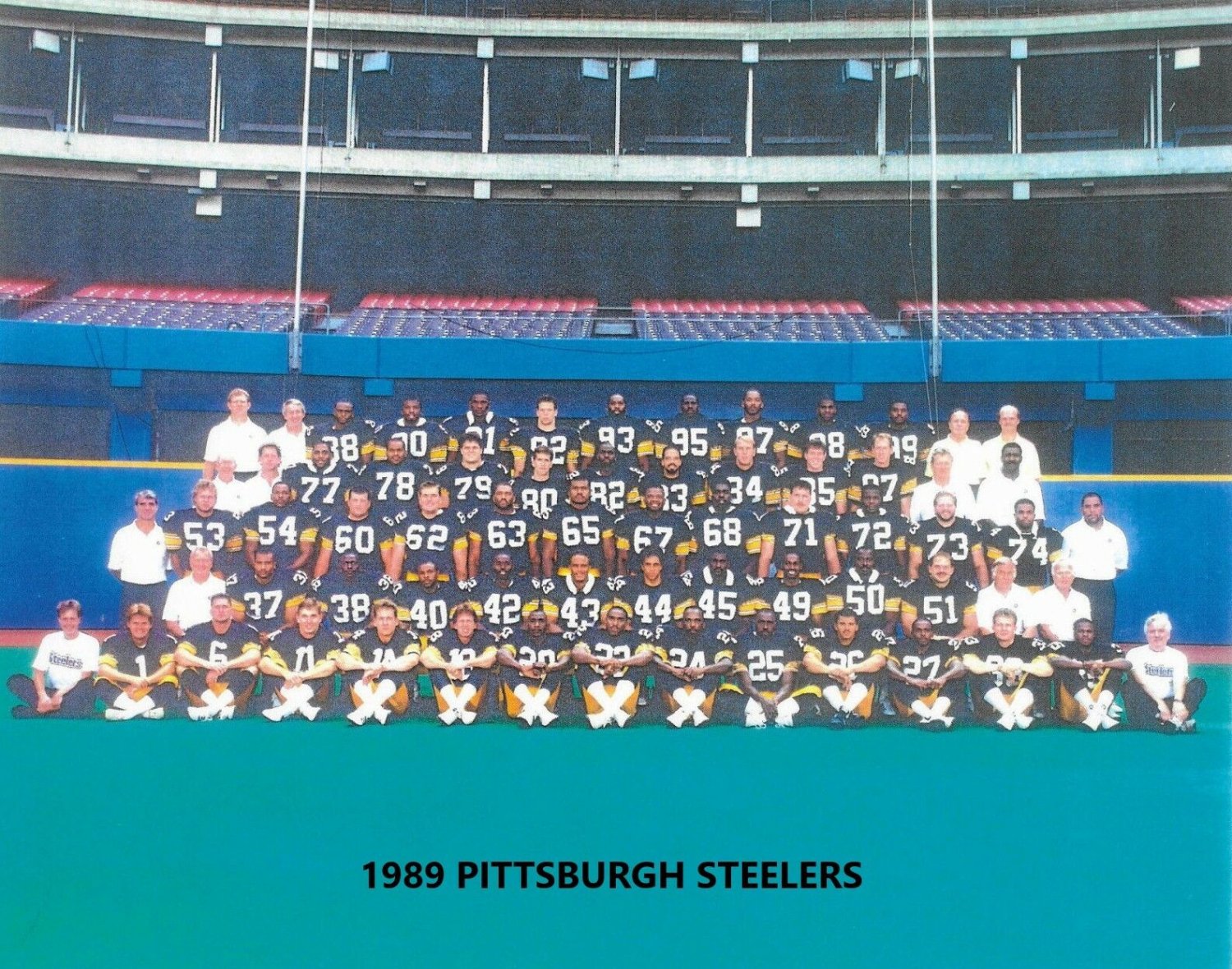 1989 PITTSBURGH STEELERS 8X10 TEAM PHOTO NFL FOOTBALL PICTURE