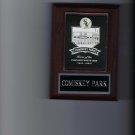 COMISKEY PARK BANNER PLAQUE BASEBALL CHICAGO WHITE SOX MLB STADIUM