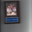 ISIAH THOMAS PLAQUE NEW YORK KNICKS NY BASKETBALL NBA