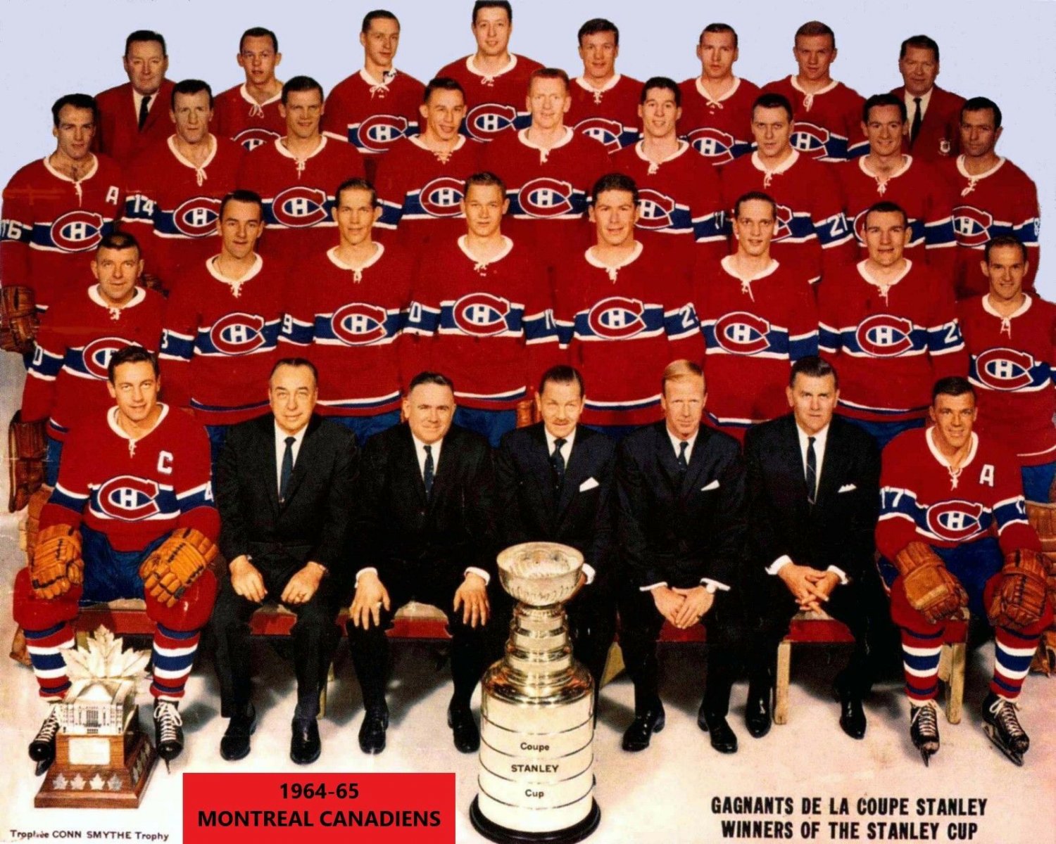 MONTREAL CANADIENS 1964-65 8X10 TEAM PHOTO HOCKEY NHL PICTURE STANLEY ...