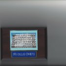 DALLAS COWBOYS 1993 TEAM PLAQUE FOOTBALL NFL DALLAS COWBOYS 1993 TEAM PLAQUE FOOTBALL NFL