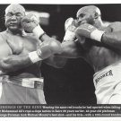 GEORGE FOREMAN vs MICHAEL MOORER 8X10 PHOTO BOXING PICTURE 45 YEAR OLD GEORGE GEORGE FOREMAN vs MICHAEL MOORER 8X10 PHOTO BOXING PICTURE 45 YEAR OLD GEORGE
