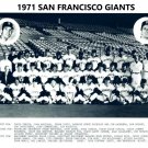 1971 SAN FRANCISCO GIANTS 8X10 TEAM PHOTO BASEBALL PICTURE MLB 1971 SAN FRANCISCO GIANTS 8X10 TEAM PHOTO BASEBALL PICTURE MLB