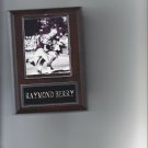 RAYMOND BERRY PLAQUE BALTIMORE COLTS FOOTBALL NFL RAYMOND BERRY PLAQUE BALTIMORE COLTS FOOTBALL NFL