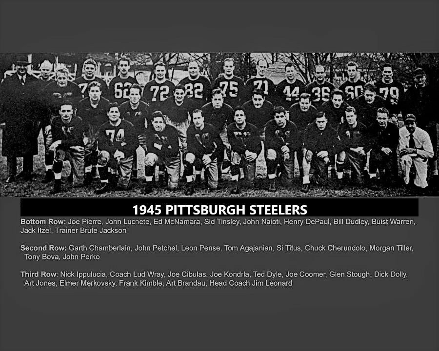 1945 PITTSBURGH STEELERS 8X10 TEAM PHOTO NFL FOOTBALL PICTURE