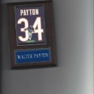WALTER PAYTON JERSEY PLAQUE CHICAGO BEARS FOOTBALL NFL