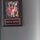 SASHA BANKS PLAQUE WRESTLING DIVA WITH BELT WWE SASHA BANKS PLAQUE WRESTLING DIVA WITH BELT WWE