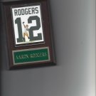 AARON RODGERS JERSEY PLAQUE GREEN BAY PACKERS FOOTBALL NFL AARON RODGERS JERSEY PLAQUE GREEN BAY PACKERS FOOTBALL NFL