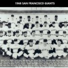1968 SAN FRANCISCO GIANTS 8X10 TEAM PHOTO BASEBALL PICTURE MLB B/W 1968 SAN FRANCISCO GIANTS 8X10 TEAM PHOTO BASEBALL PICTURE MLB B/W