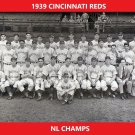 1939 CINCINNATI REDS 8X10 TEAM PHOTO BASEBALL MLB PICTURE LEAGUE CHAMPS