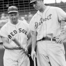 JIMMIE FOXX & HANK GREENBERG 8X10 PHOTO BOSTON RED SOX TIGERS BASEBALL PICTURE JIMMIE FOXX & HANK GREENBERG 8X10 PHOTO BOSTON RED SOX TIGERS BASEBALL PICTURE