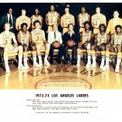 1973-74 LOS ANGELES LAKERS 8X10 TEAM PHOTO BASKETBALL  PICTURE NBA LA