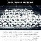 1963 DENVER BRONCOS 8X10 TEAM PHOTO PICTURE AFL FOOTBALL