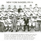 NEW YORK RANGERS 1955-56 TEAM NY 8X10 PHOTO HOCKEY NHL PICTURE B/W NEW YORK RANGERS 1955-56 TEAM NY 8X10 PHOTO HOCKEY NHL PICTURE B/W