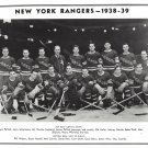 NEW YORK RANGERS 1938-39 TEAM NY 8X10 PHOTO HOCKEY NHL PICTURE B/W NEW YORK RANGERS 1938-39 TEAM NY 8X10 PHOTO HOCKEY NHL PICTURE B/W