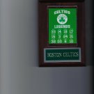 BOSTON CELTICS LEGENDS PLAQUE NBA BASKETBALL NBA BIRD COUSY HAVLICEK RUSSELL BOSTON CELTICS LEGENDS PLAQUE NBA BASKETBALL NBA BIRD COUSY HAVLICEK RUSSELL