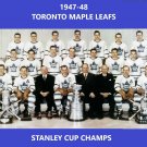 TORONTO MAPLE LEAFS 1947-48 TEAM 8X10 PHOTO HOCKEY PICTURE NHL STANLEY CUP CHAMP TORONTO MAPLE LEAFS 1947-48 TEAM 8X10 PHOTO HOCKEY PICTURE NHL STANLEY CUP CHAMP