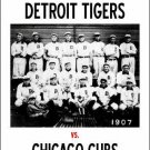 1907 DETROIT TIGERS vs CHICAGO CUBS 8X10 POSTER PHOTO BASEBALL MLB PICTURE 1907 DETROIT TIGERS vs CHICAGO CUBS 8X10 POSTER PHOTO BASEBALL MLB PICTURE