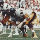 L. C. GREENWOOD 8X10 PHOTO PITTSBURGH STEELERS NFL FOOTBALL WHITE JERSEY