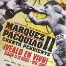 JUAN MANUEL MARQUEZ v MANNY PACQUIAO II 8X10 PHOTO BOXING POSTER PICTURE SPANISH JUAN MANUEL MARQUEZ v MANNY PACQUIAO II 8X10 PHOTO BOXING POSTER PICTURE SPANISH