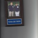YOGI BERRA & GEORGE STEINBRENNER PLAQUE BASEBALL NEW YORK YANKEES NY MLB YOGI BERRA & GEORGE STEINBRENNER PLAQUE BASEBALL NEW YORK YANKEES NY MLB