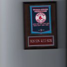 BOSTON RED SOX WORLD SERIES BANNER PLAQUE BASEBALL CHAMPIONS CHAMPS MLB NEW 2018