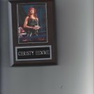 CHRISTY HEMME PLAQUE WRESTLING WWE TNA DIVA IMPACT CHRISTY HEMME PLAQUE WRESTLING WWE TNA DIVA IMPACT