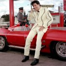 ELVIS PRESLEY 8X10 PHOTO MUSIC POP ROCK & ROLL IN PICTURE RED CORVETTE ELVIS PRESLEY 8X10 PHOTO MUSIC POP ROCK & ROLL IN PICTURE RED CORVETTE