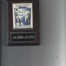 JACK JOHNSON vs JIM JEFFRIES POSTER PLAQUE BOXING CHAMPION PHOTO PLAQUE JACK JOHNSON vs JIM JEFFRIES POSTER PLAQUE BOXING CHAMPION PHOTO PLAQUE