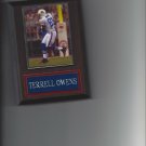TERRELL OWENS PLAQUE BUFFALO BILLS FOOTBALL NFL TERRELL OWENS PLAQUE BUFFALO BILLS FOOTBALL NFL