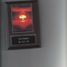 TRINITY TEST EXPLOSION PLAQUE NUCLEAR BOMB TEST THE GADGET WWII US USA WEAPON TRINITY TEST EXPLOSION PLAQUE NUCLEAR BOMB TEST THE GADGET WWII US USA WEAPON