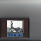 USS INTREPID PLAQUE NAVY US USA MILITARY CV-11 SHIP AIRCRAFT CARRIER COLOR USS INTREPID PLAQUE NAVY US USA MILITARY CV-11 SHIP AIRCRAFT CARRIER COLOR