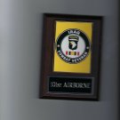 101st AIRBORNE IRAQ PLAQUE USA MILITARY PHOTO PLAQUE ARMY UNITED STATES 101st AIRBORNE IRAQ PLAQUE USA MILITARY PHOTO PLAQUE ARMY UNITED STATES