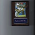 MICHAEL CRABTREE PLAQUE BALTIMORE RAVENS FOOTBALL NFL
