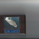 USS AUSTIN PLAQUE LPD-4 NAVY US USA MILITARY AMPHIBIOUS TRANSPORT DOCK SHIP USS AUSTIN PLAQUE LPD-4 NAVY US USA MILITARY AMPHIBIOUS TRANSPORT DOCK SHIP