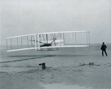 KITTY HAWK 8X10 PHOTO WRIGHT BROTHERS AVIATION PIONEER PICTURE 1ST FLIGHT 1903
