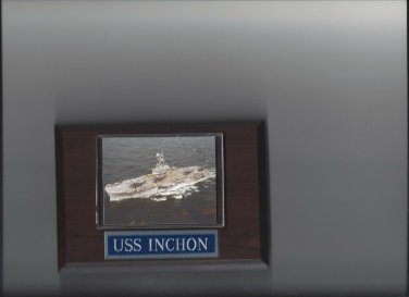USS INCHON PLAQUE NAVY US USA MILITARY LPH-12 SHIP AMPHIBOUS ASSAULT