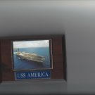 USS AMERICA PLAQUE CV-66 NAVY US USA MILITARY SUPER CARRIER SHIP USS AMERICA PLAQUE CV-66 NAVY US USA MILITARY SUPER CARRIER SHIP