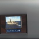 USS WHITE PLAINS PLAQUE AFS-4 NAVY US USA MILITARY MARS COMBAT STORE SHIP