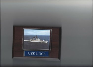USS LUCE PLAQUE NAVY US USA MILITARY DDG-38 SHIP GUIDED MISSILE DESTROYER