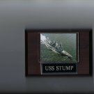 USS STUMP PLAQUE DD-978 NAVY US USA MILITARY SPRUANCE CLASS DESTROYER SHIP