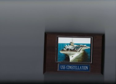 USS CONSTELLATION PLAQUE CV-64 NAVY US USA MILITARY SHIP AIRCRAFT CARRIER