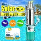 Submersible Water 12V 30M Lift Max Flow 1.2M³/H Solar Energy Deep Well