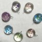 100Pcs 25MM Transparent Clear Round Flatback Domed Glass Cabochon Cover Finding
