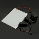 6x8'' A5 Size Translucent White Smart PDLC Switchable Glass Film With Cable