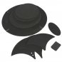 10pcs Sound-off/Quiet Drumming Practice Pad Set Snare Drums Mute Silencer